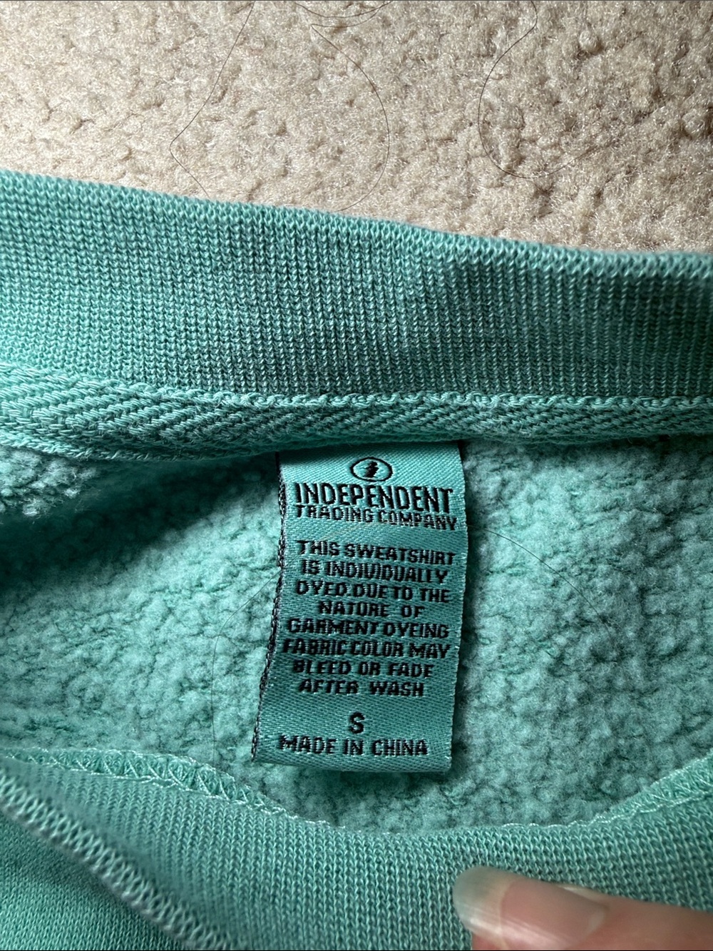 Salty Girls Teal Graphic Crewneck Sweatshirt - Women - Picture 2 of 3